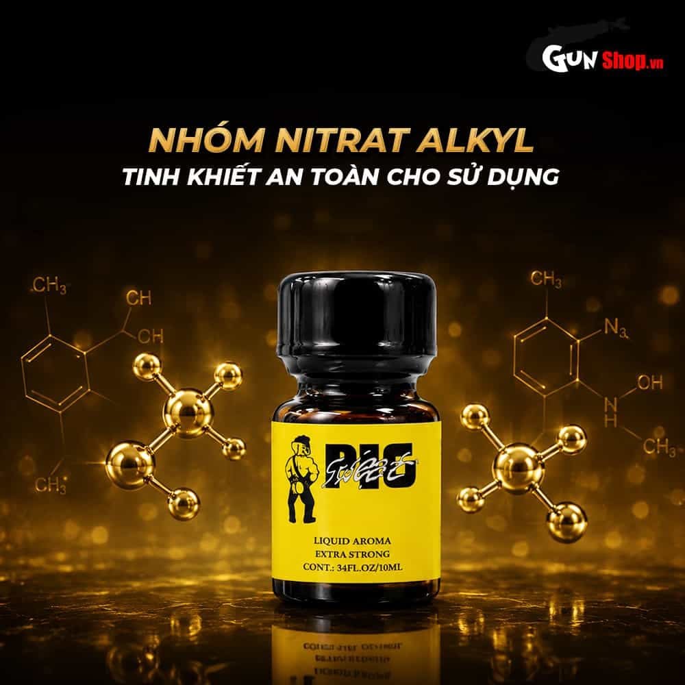Chai hít tăng khoái cảm Popper PWD USA Pig Sweat - Chai 10ml