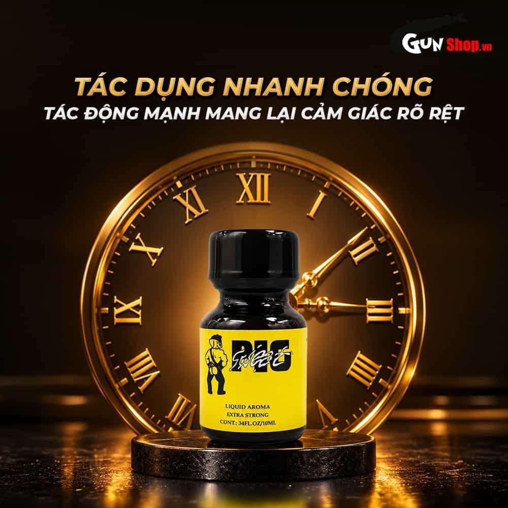 Chai hít tăng khoái cảm Popper PWD USA Pig Sweat - Chai 10ml