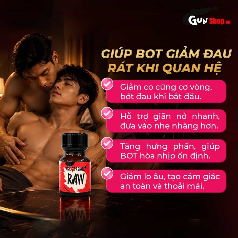 Chai hít tăng khoái cảm Popper PWD USA Strenge Raw - Chai 10ml