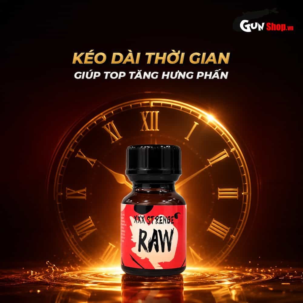 Chai hít tăng khoái cảm Popper PWD USA Strenge Raw - Chai 10ml