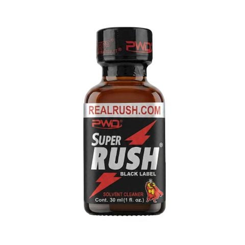 Chai hít tăng khoái cảm Popper PWD USA Super Rush Black Label - Chai 30ml