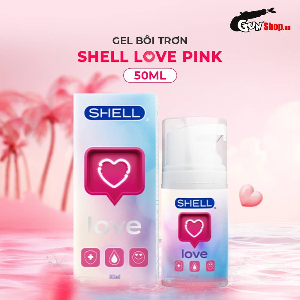 Gel bôi trơn se khít âm đạo và tăng khoái cảm nữ Shell Love Pink - Chai 50ml