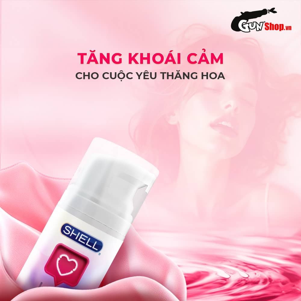 Gel bôi trơn se khít âm đạo và tăng khoái cảm nữ Shell Love Pink - Chai 50ml
