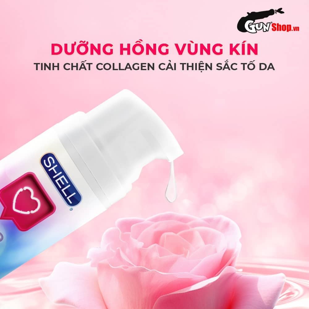 Gel bôi trơn se khít âm đạo và tăng khoái cảm nữ Shell Love Pink - Chai 50ml