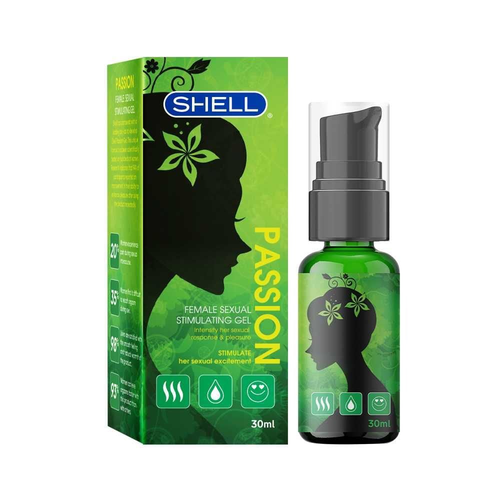 Gel bôi trơn tăng khoái cảm nữ Shell Passion - Chai 30ml