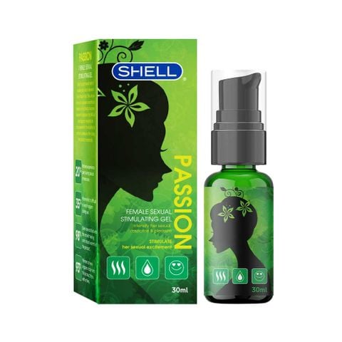 Gel bôi trơn tăng khoái cảm nữ Shell Passion - Chai 30ml