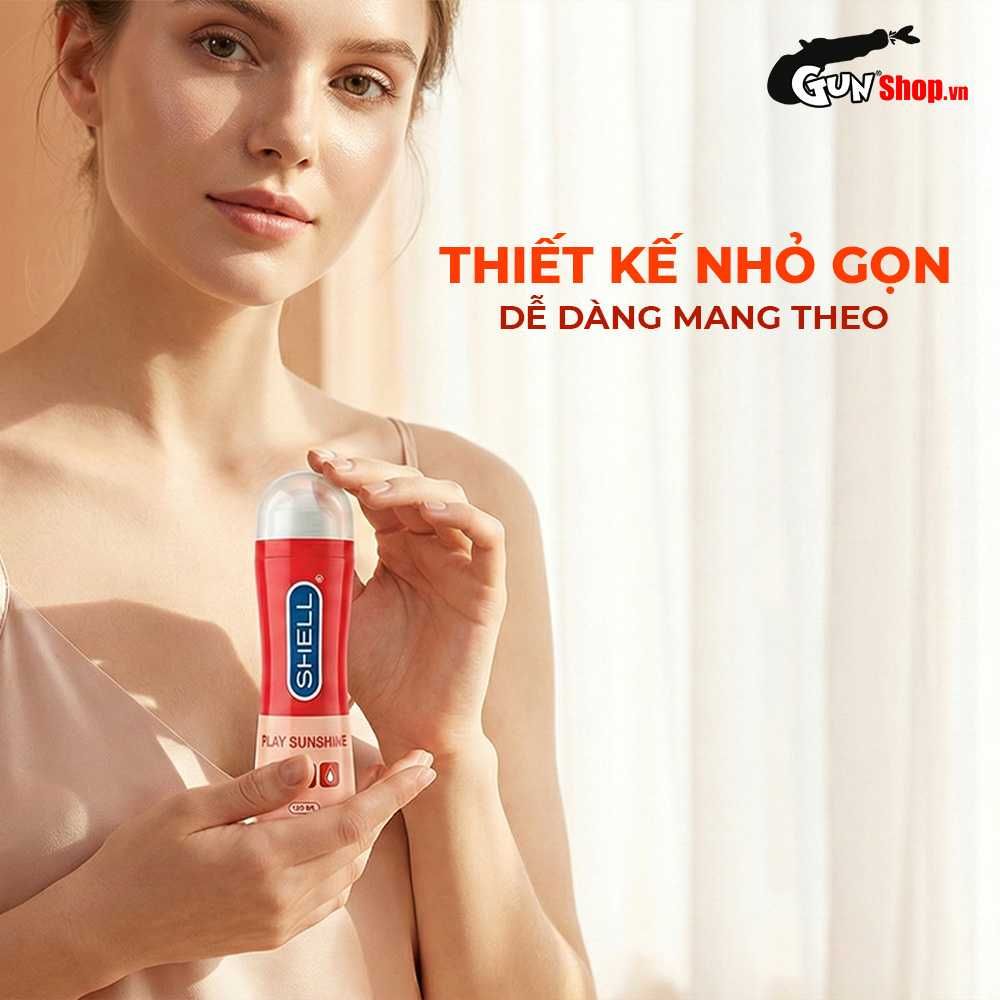 Gel bôi trơn ấm nóng Shell Play Sunshine - Chai 100ml