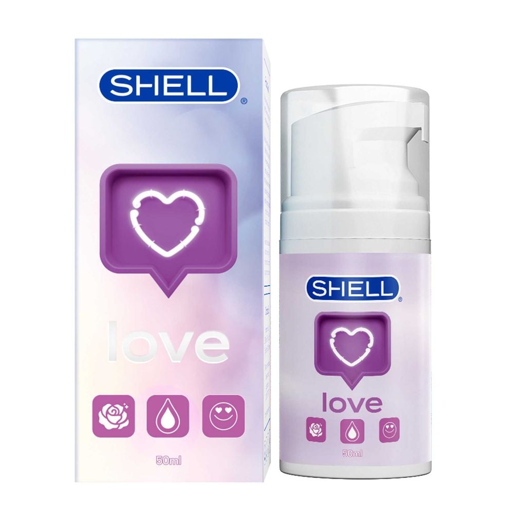 Gel bôi trơn Shell Love Purple - Se khít âm đạo và tăng khoái cảm nữ, hương nước hoa - Chai 50ml