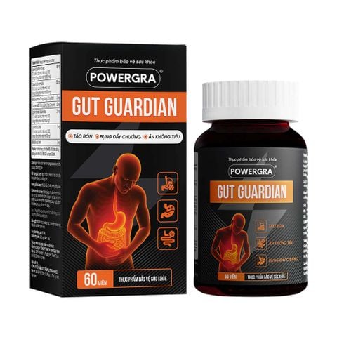 Viên uống hỗ trợ tiêu hóa Powergra Gut Guardian - Hộp 60 viên