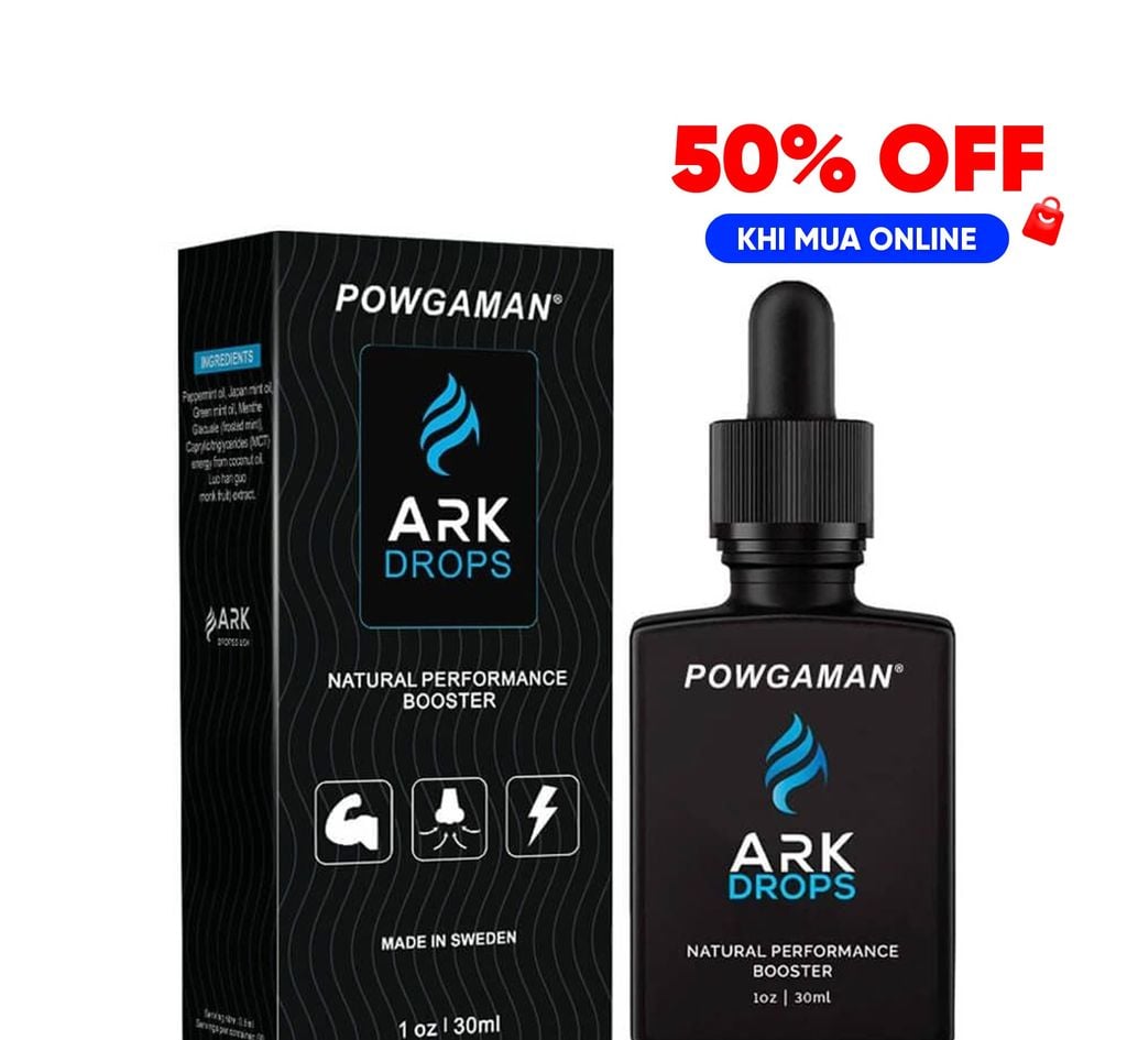 Tinh chất gia tăng cảm xúc Powgaman Ark Drops - Chai 30ml