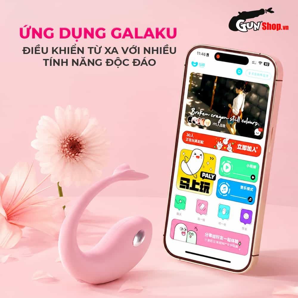 Trứng rung hình cá voi Galaku Whale (Màu ngẫu nhiên)