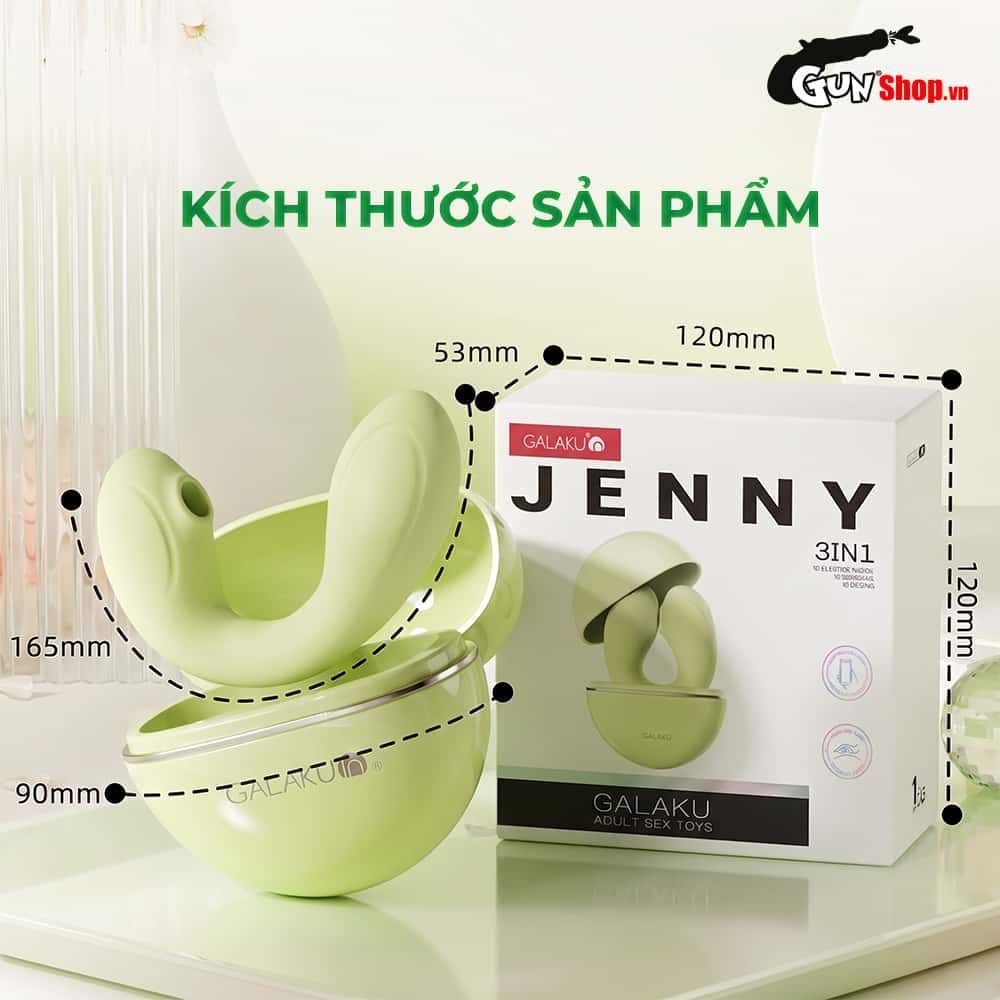 Trứng rung Galaku Jenny Green