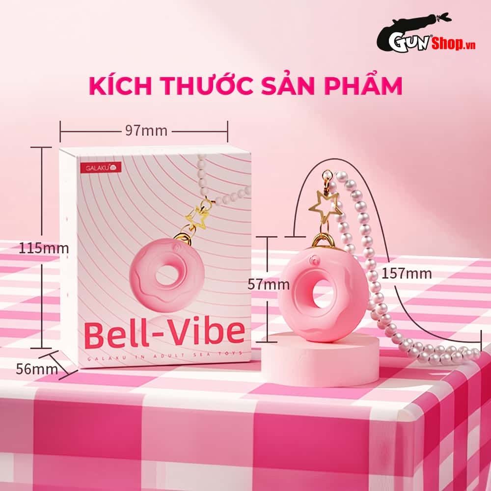Trứng rung hình bánh donut Galaku Bell-Vibe
