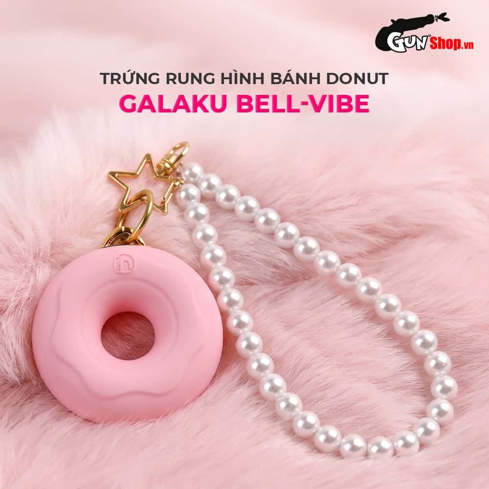 Trứng rung hình bánh donut Galaku Bell-Vibe