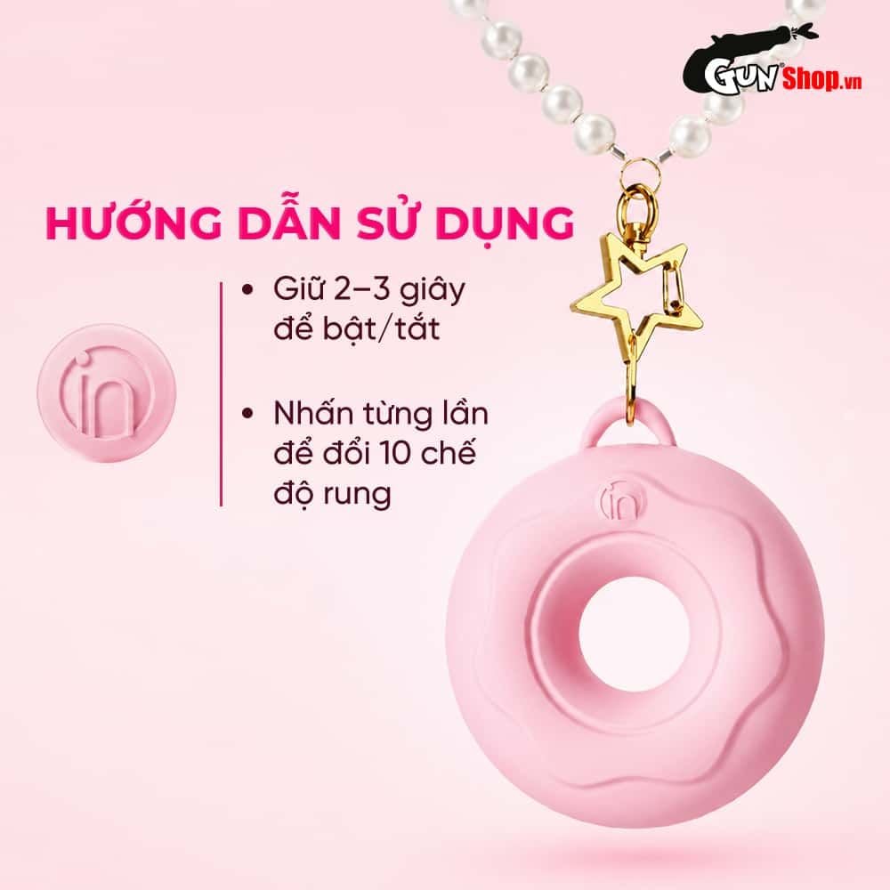 Trứng rung hình bánh donut Galaku Bell-Vibe