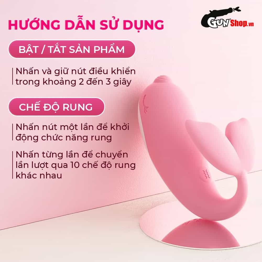 Trứng rung hình cá voi Galaku Whale Mini