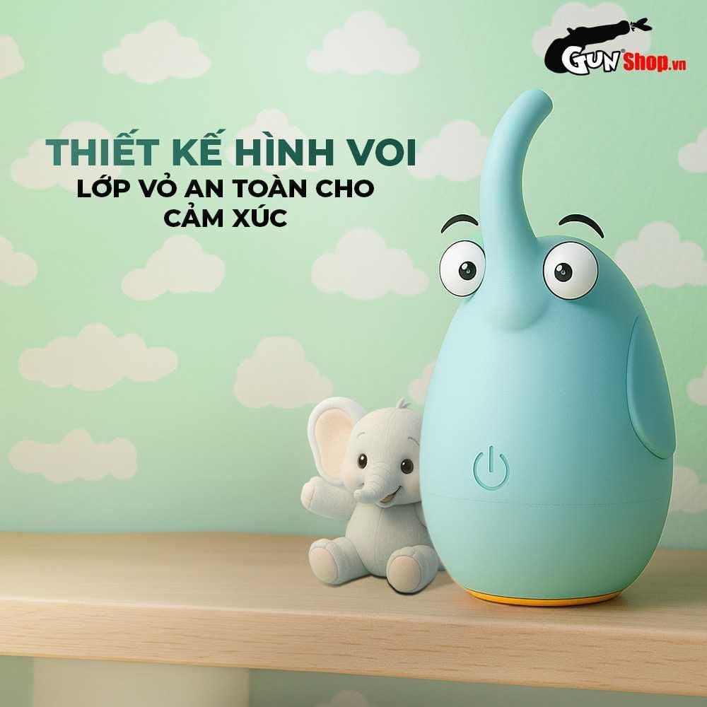 Trứng rung hình voi Shelly Play Elephant
