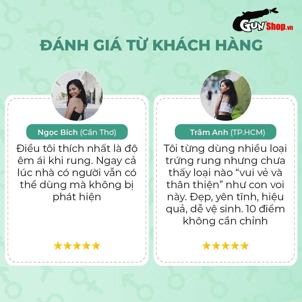 Trứng rung hình voi Shelly Play Elephant