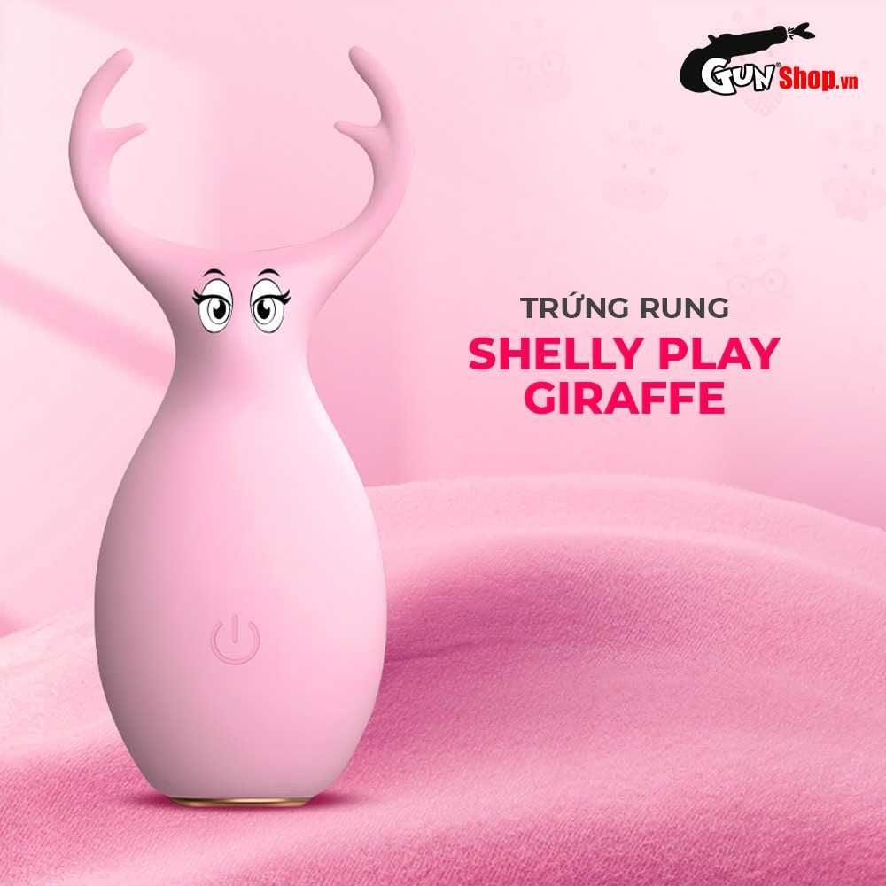 Trứng rung hình hươu Shelly Play Giraffe