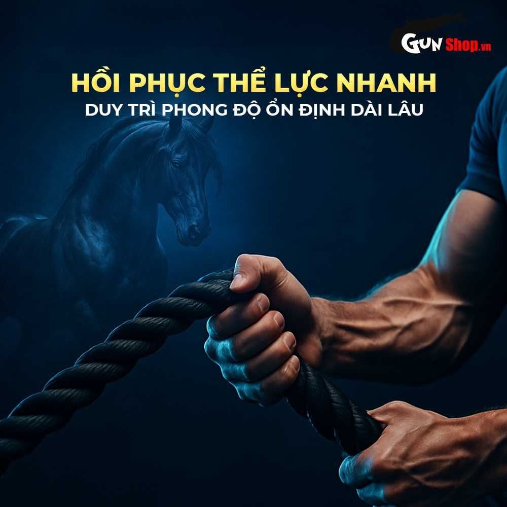 Viên uống hỗ trợ cương dương, tăng cường sinh lý Ngựa Thái - Hộp 10 viên