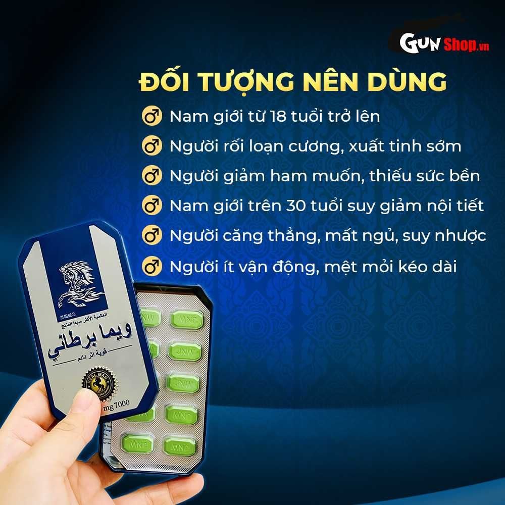 Viên uống hỗ trợ cương dương, tăng cường sinh lý Ngựa Thái - Hộp 10 viên