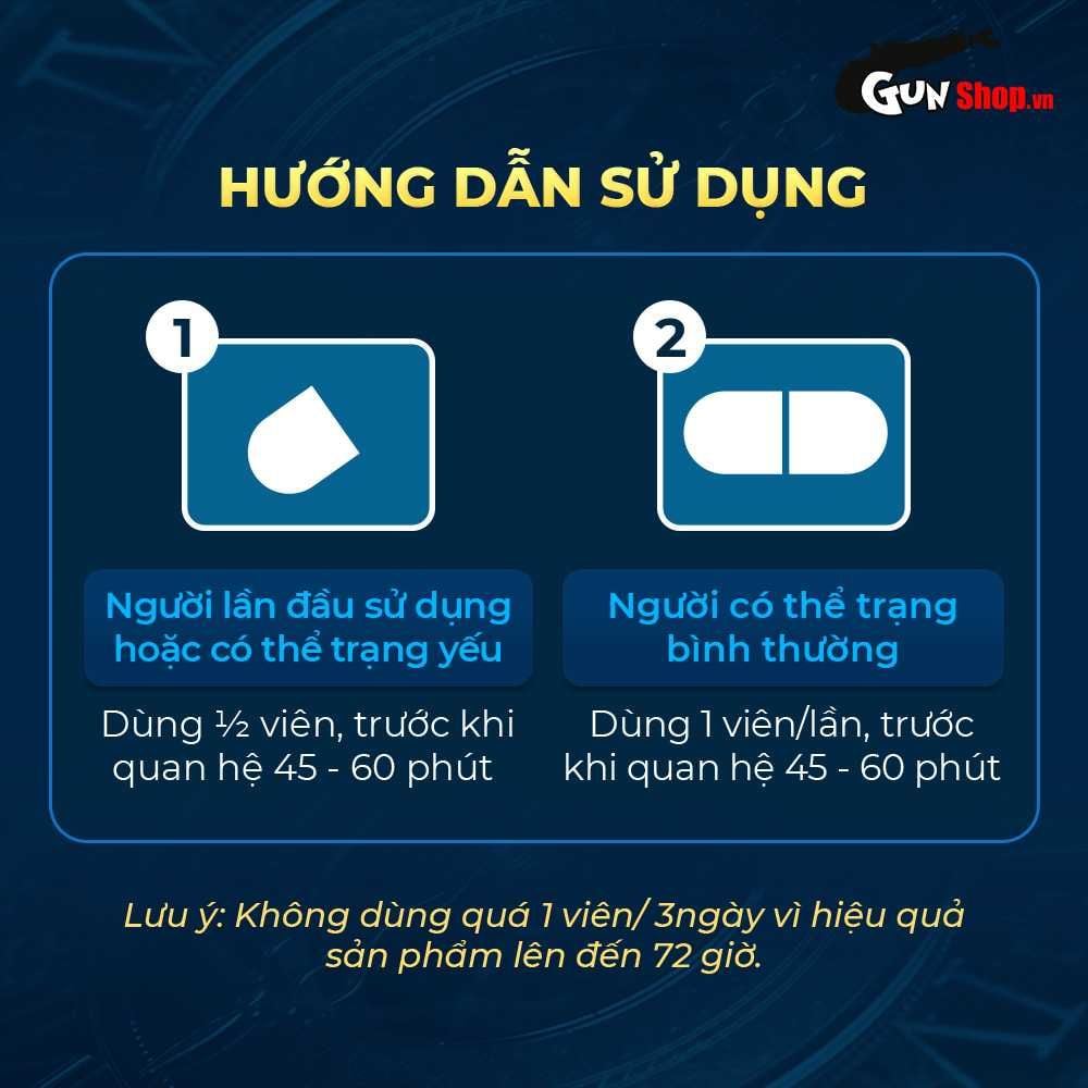 Viên uống hỗ trợ cương dương, tăng cường sinh lý Ngựa Thái - Hộp 10 viên