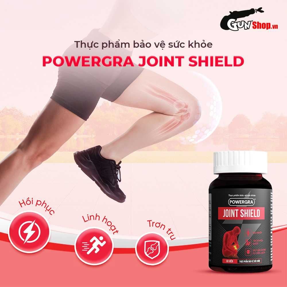Viên uống hỗ trợ xương khớp Powergra Joint Shield - Hộp 60 viên