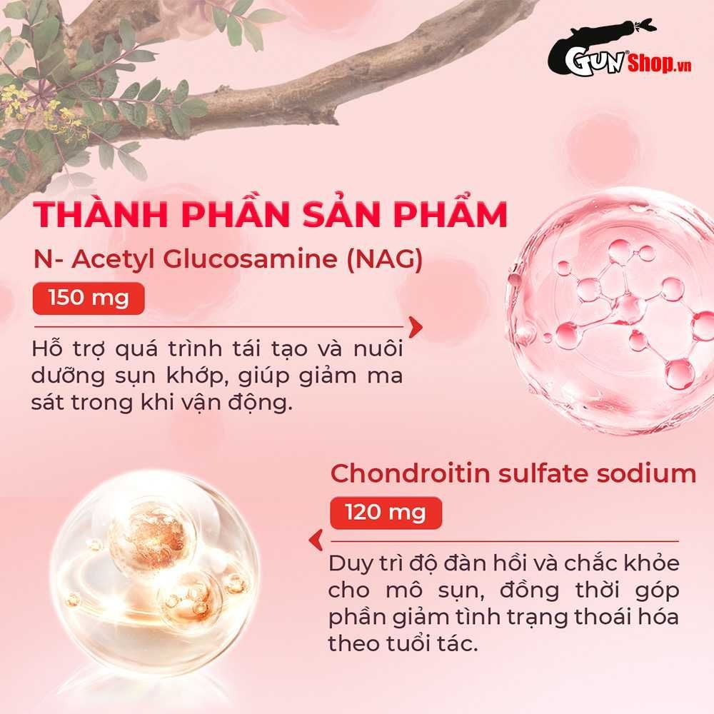 Viên uống hỗ trợ xương khớp Powergra Joint Shield - Hộp 60 viên