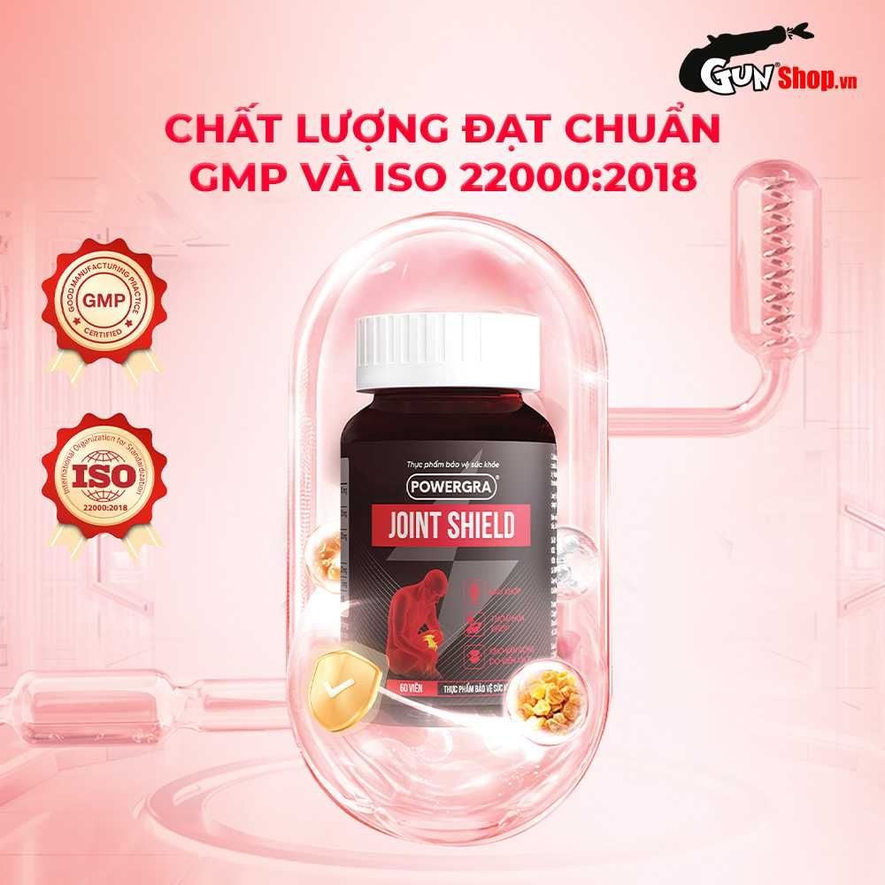 Viên uống hỗ trợ xương khớp Powergra Joint Shield - Hộp 60 viên