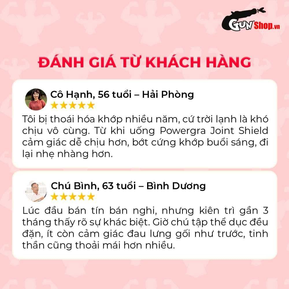 Viên uống hỗ trợ xương khớp Powergra Joint Shield - Hộp 60 viên