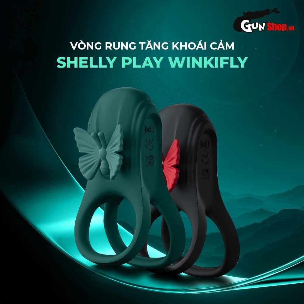 Vòng rung tăng khoái cảm Shelly Play Winkifly