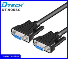 Dây Com DB9 9005C 1.5M Dtech / Cáp nối tiếp RS232 F-F