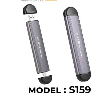 Box SSD M.2 NVMe/NGFF USB + Type-C Sliver S159