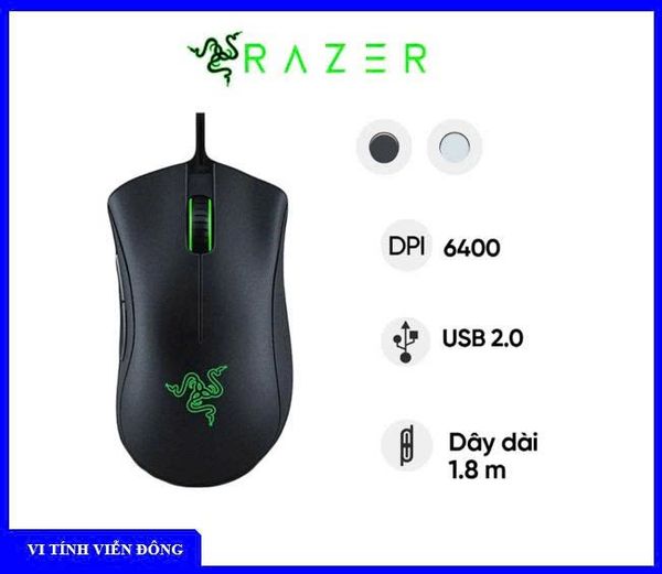 Chuột Gaming có dây Razer DeathAdder Essential - Ergonomic đen