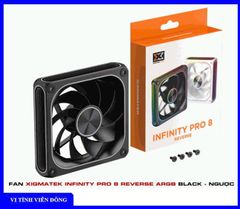 Fan led Xigmatek Infinity Pro 8 ARGB Black (ngược)