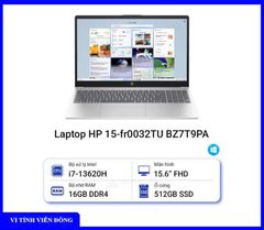 Máy tính xách tay HP 15-fr0032TU [ BZ7T9PA ] (Core i7-13620H, 16GB RAM , 512GB SSD, Intel Graphics, 15.6