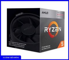 CPU AMD Ryzen 5 3400G (3.7GHz turbo up to 4.2GHz, 4 nhân 8 luồng, 4MB Cache, Radeon Vega 11, 65W) - Socket AMD AM4 Box chính hãng (Giữ lại Box để bảo hành)