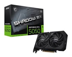 Card màn hình MSI RTX 5050 8GB Shadow 2X OC GDDR6 (G5050-8S2C)