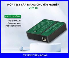 Hộp test cáp mạng cổng kết nối RJ45 / RJ11 Veggieg V - E110 (BH 06 Tháng)