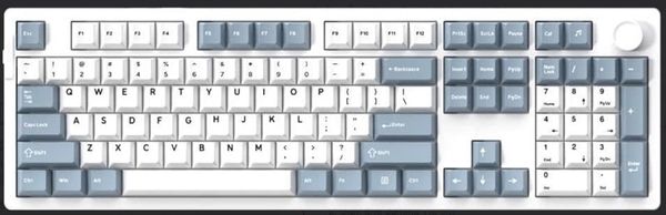 Bàn phím cơ không dây Dare-U EK106 Pro - Switch Cloud (Haze Blue)