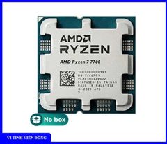 CPU AMD Ryzen 7 7700 Tray (8 nhân 16 luồng, 40MB, 65W, AM5)