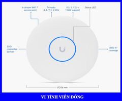 Bộ phát Wi-Fi Ubiquiti Unifi U7 Pro XG (Chưa nguồn)