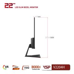 Màn hình LCD 22 inch VSP V2204H ( 21.5 inch, FHD, VA, 120Hz, 5ms, Black, HDMI + VGA)