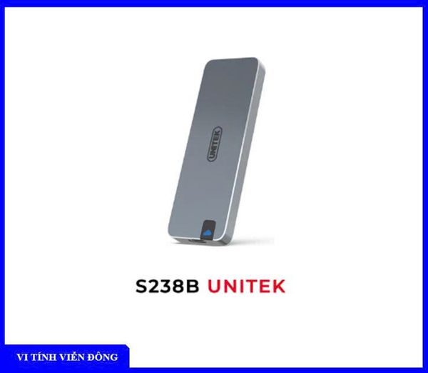 Box ổ cứng SSD M.2 NVMe Gen3x2 UNITEK S238B