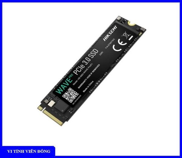 Ổ cứng SSD 512GB Hiksemi Wave PCIe Gen3 x4 NVMe, M.2 2280 - Tốc độ đọc / ghi (tối đa): 2500MB/s / 1025MB/s