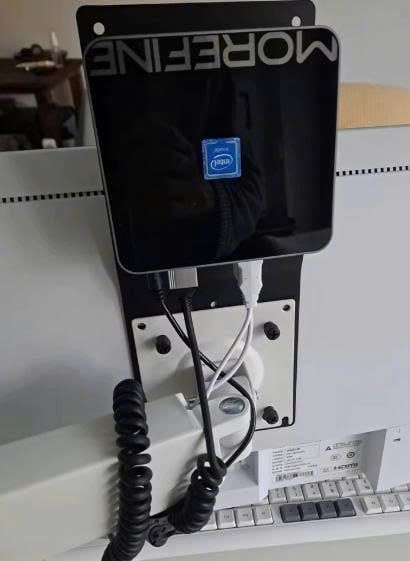 Giá đỡ Mini PC Dual VESA Mount - Khay / Pát / Adapter gắn 2 máy Mini sau màn hình / Arm / treo tường - Nối dài Vesa 31cm