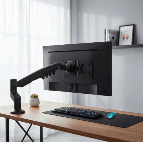 Giá đỡ Mini PC Dual VESA Mount - Khay / Pát / Adapter gắn 2 máy Mini sau màn hình / Arm / treo tường - Nối dài Vesa 31cm