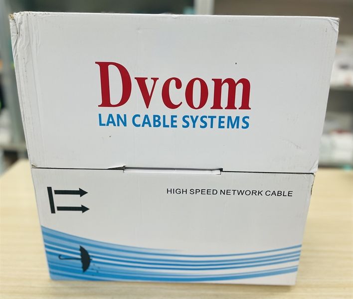 Cáp mạng Dvcom chống nhiễu SFTP, Cat6, 4 đôi (305m/thùng)