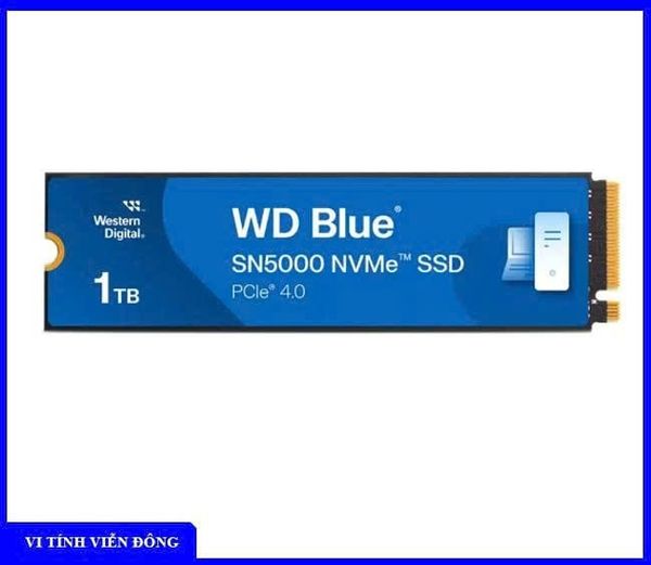 Ổ cứng SSD WD Blue SN5000 1TB NVMe M.2-2280 Gen4 x4 (WDS100T4B0E)