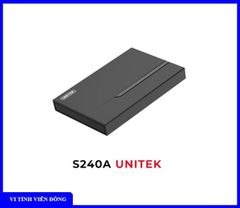 Box ổ cứng SSD sata 3 S240A Unitek (Micro B --> Usb / Type C 5.0G)